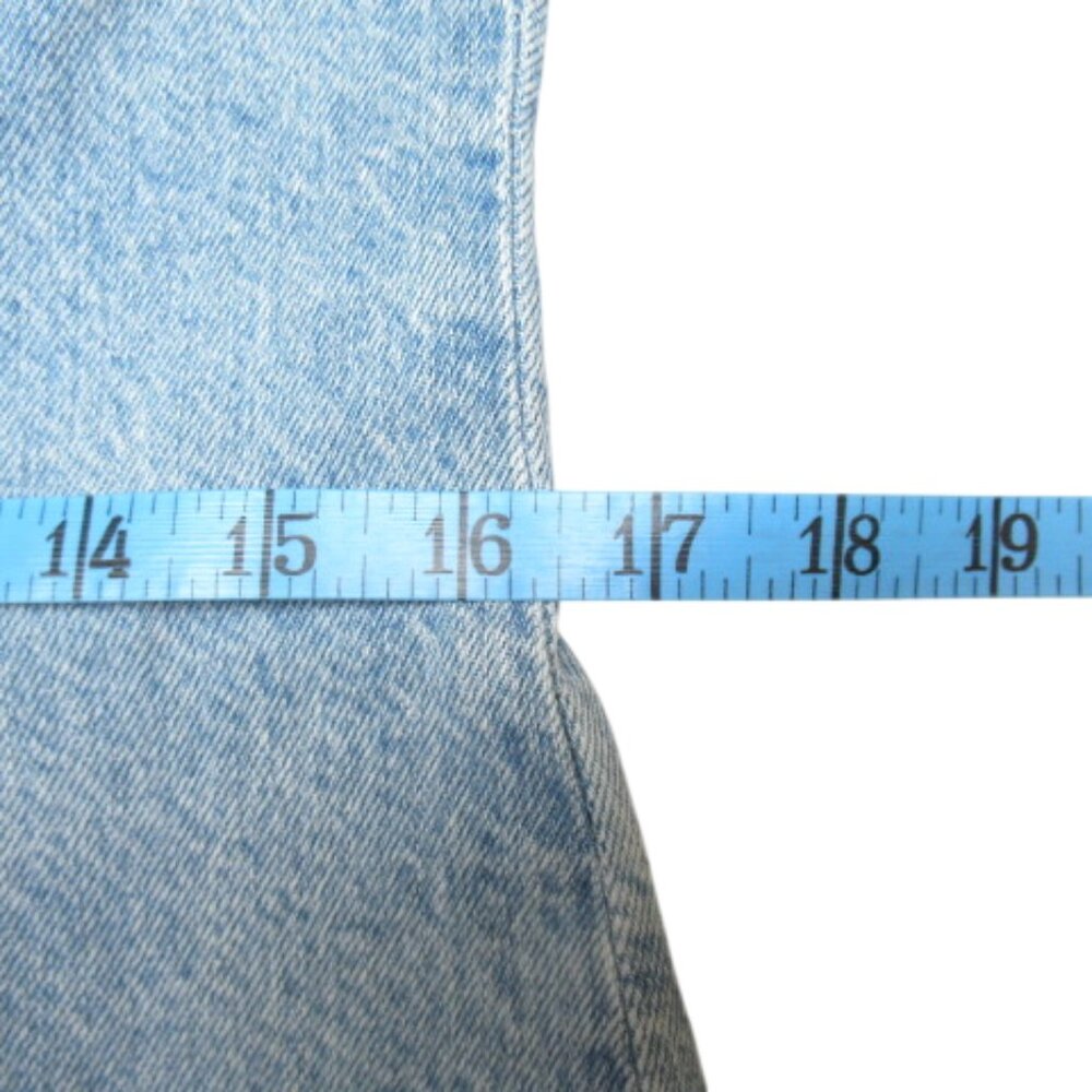 Pistola Gia Fitted Collarless Denim Vest Gaze 100% Cotton M - Picture 5 of 14
